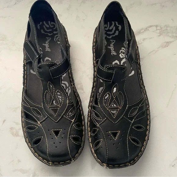 Propet Shoes Nwot Propet Jenna Fisherman Leather Womens